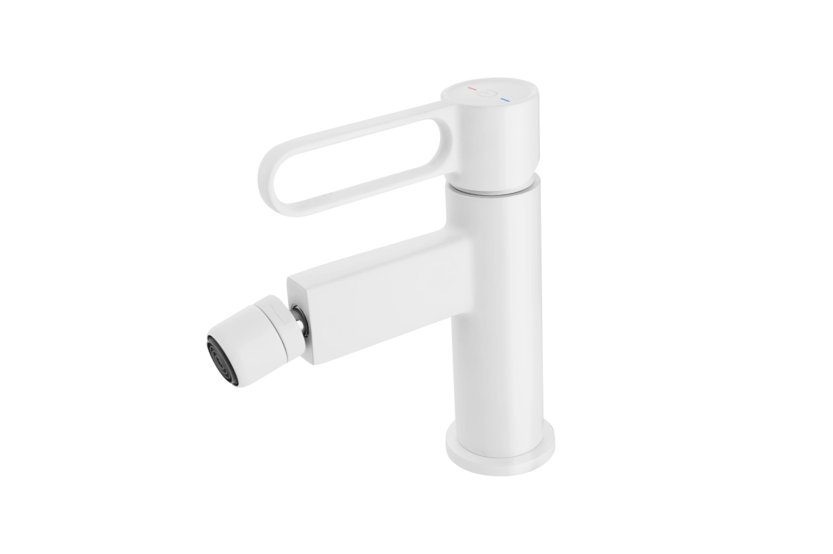 Смеситель для биде FDesign Zaffiro White FD1-ZFR-6-33