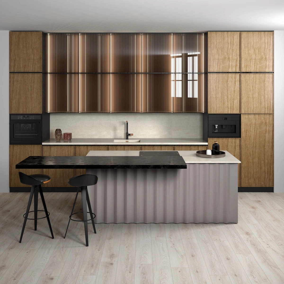 Смеситель кухонный с выдвижным изливом FDesign Ardesia FD1-ARD-8-25 — 3