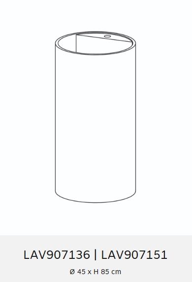 Lavoar freestanding Savini Due LAV907151 — 3