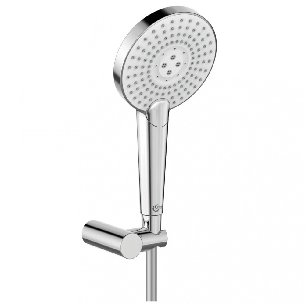Para duș cu 3 pulverizări cu furtun și suport Ideal Standard IdealRain Cube Evo Jet Round XL3 -125 B1765AA