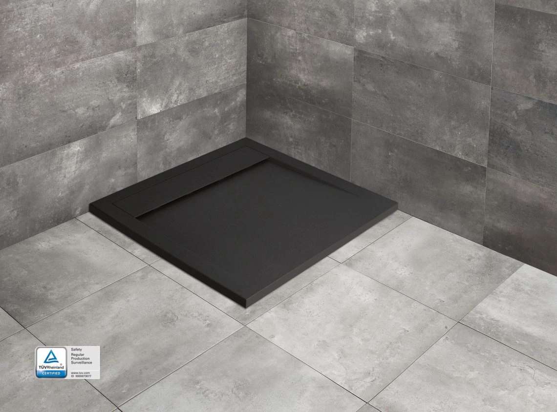 Cadita dus Radaway Teos C 100x100x40 Negru (HTC100100-54)