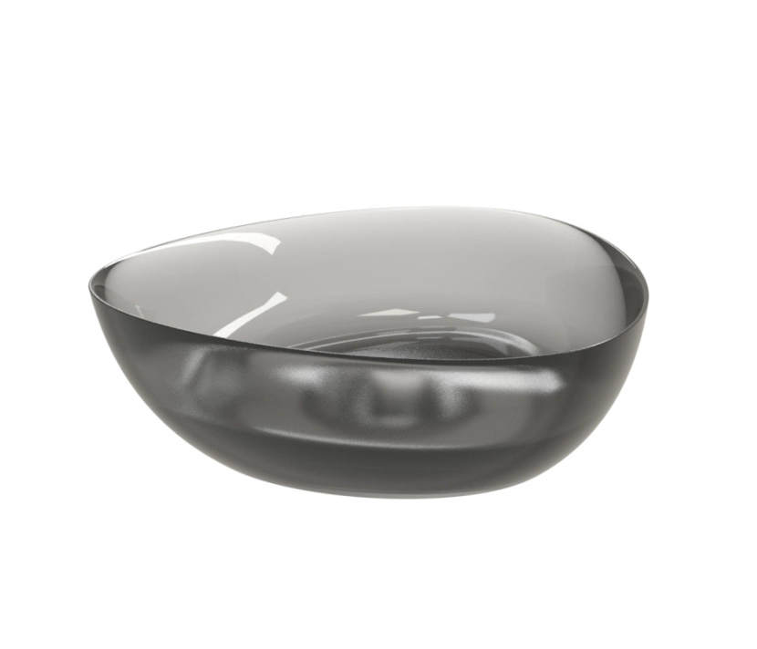 Lavoar pe blat SOLID SURFACE RIHO OVIEDO 41x12 Frosted Smoke