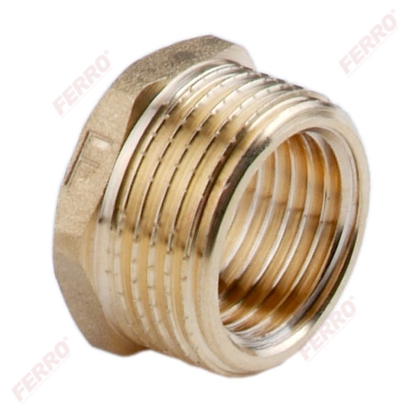 Редукция латунь 2M x 1 1/4 F Ferro R11Z