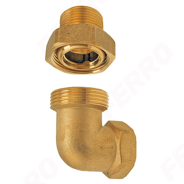Муфта угловая с американкой 1 1/4 Ferro SGU10