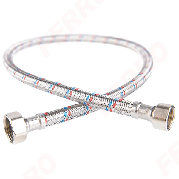 Racord flexibil Ferro 1/2 x 3/8 FF L=050 PWS84