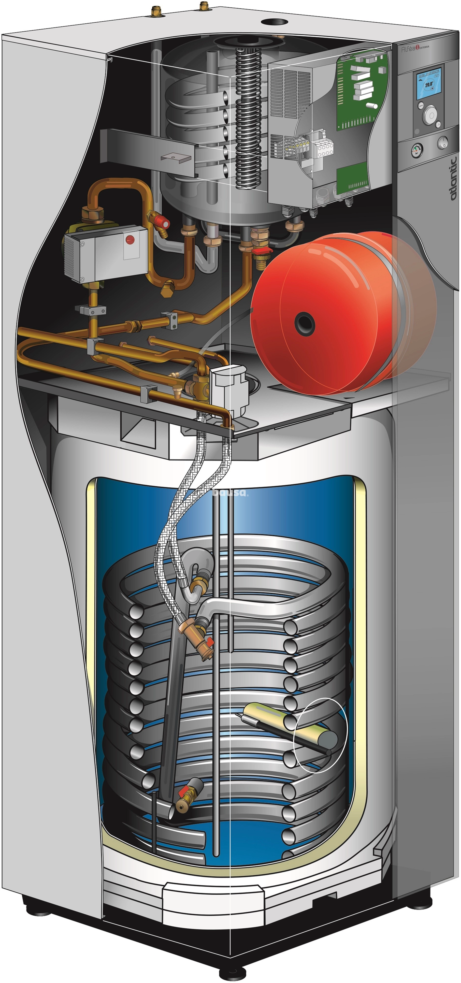 Pompa de caldura ATLANTIC (France) ALFEA EXTENSA DUO 10 kW 220V (+ACM) — 2