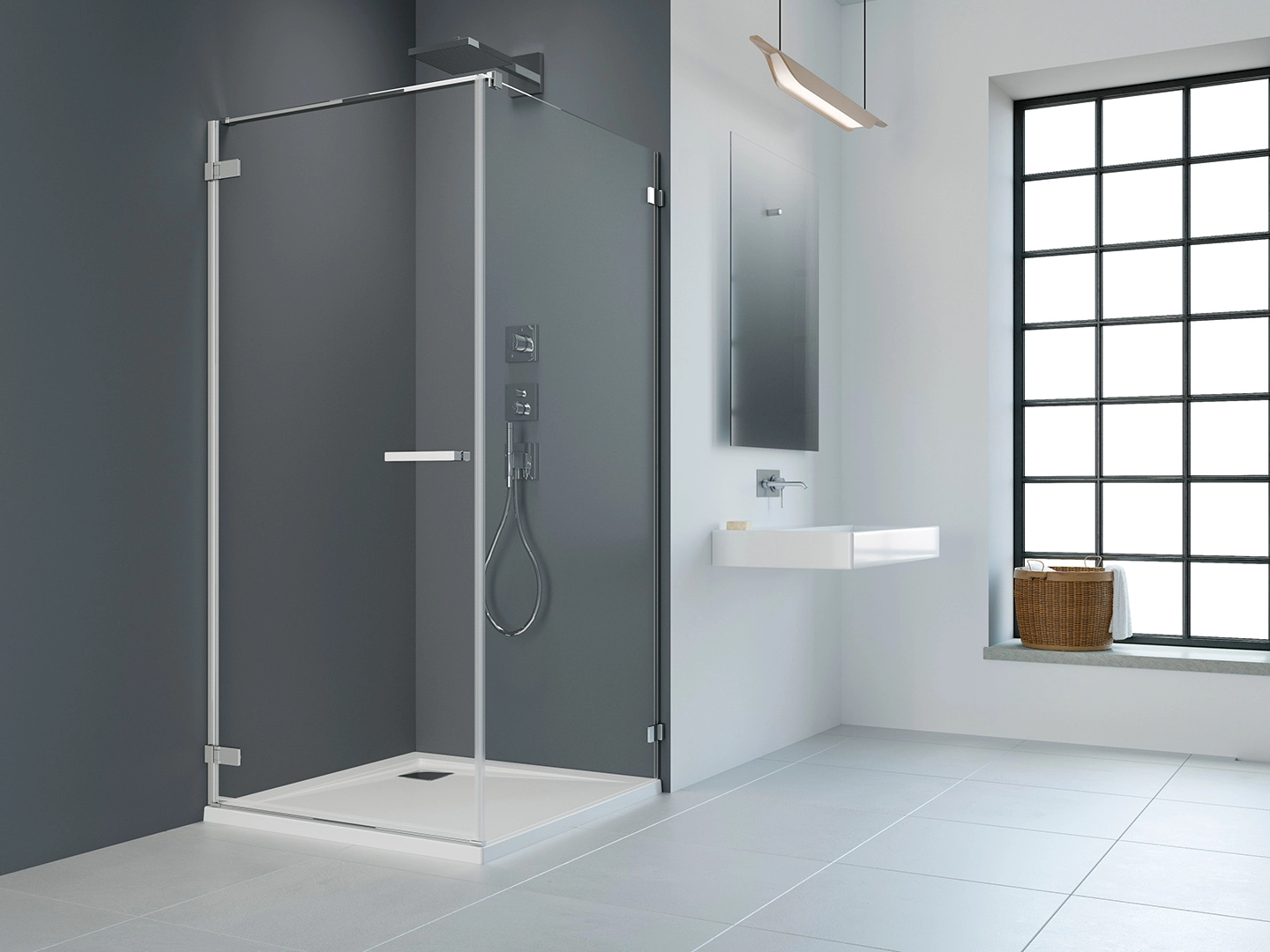 Cabina dus Radaway Arta KDJ I 100x80 h=200 Stânga — 2