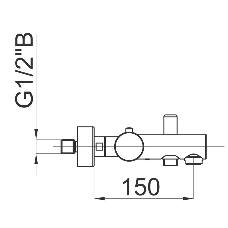 Смеситель для ванны термостатический Herz Fresh t30 UH00339 — 2