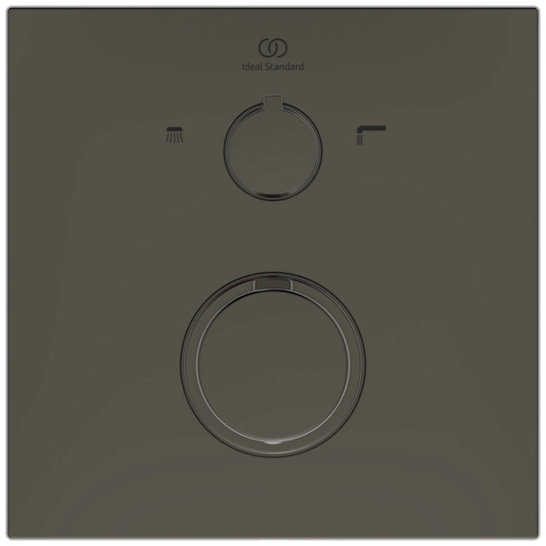 Встраиваемый термостатический смеситель для душа 2 режима Ideal Standard CERATHERM C100 Magnetic Grey A7522A5