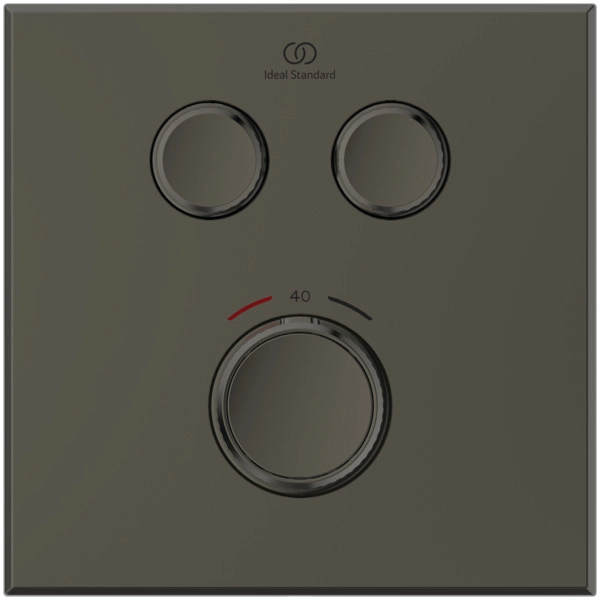 Встраиваемый термостатический смеситель для душа 2 режима Ideal Standard CERATHERM NAVIGO Magnetic Grey A7302A5