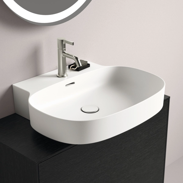 Lavoar pe blat tip bol Ideal Standard Atelier Linda-X 60cm cu orificiu baterie (T4755V1) — 6