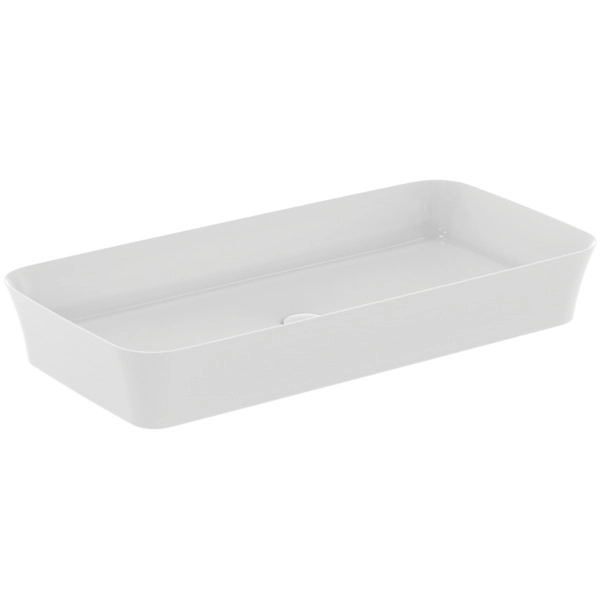 Lavoar pe blat tip bol Ideal Standard Atelier Ipalyss 80x40cm Alb Satinat fara preaplin (E1391V1)