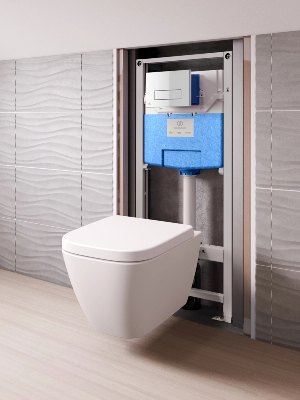 Инсталляция для подвесного унитаза Ideal Standard PROSYS (R0306AA) + клавиша M1 хром — 2