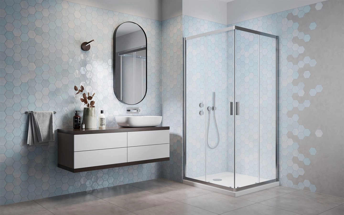 Cabina dus Radaway Alienta C 80x80, 90x90 — 3