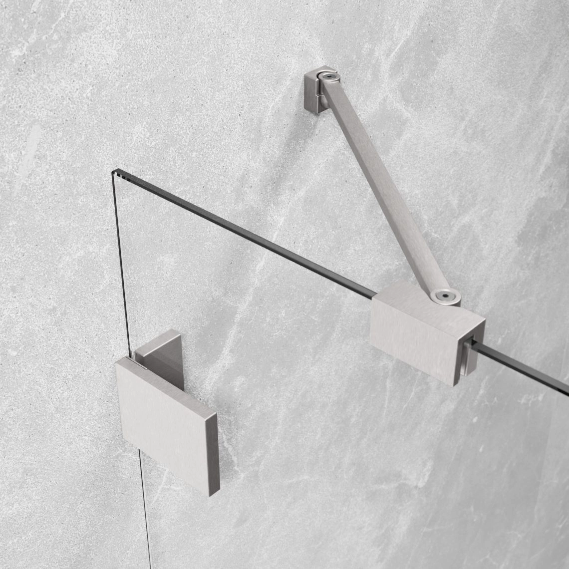 Cabina dus Radaway Essenza Pro Brushed Nickel PDD 90x90 h=200 — 6