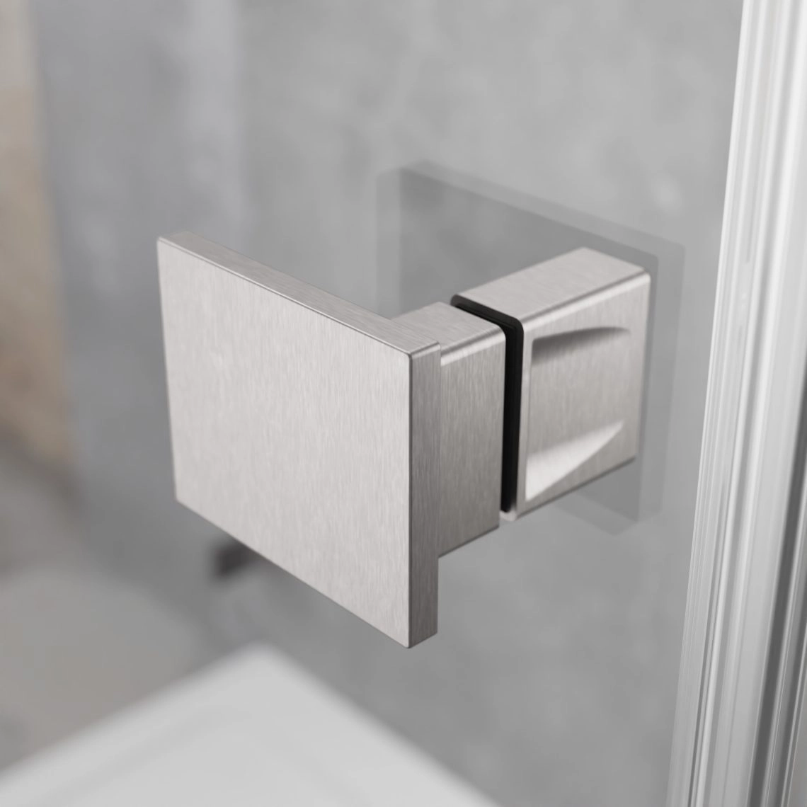 Cabina dus Radaway Essenza Pro Brushed Nickel PDD 90x90 h=200 — 3