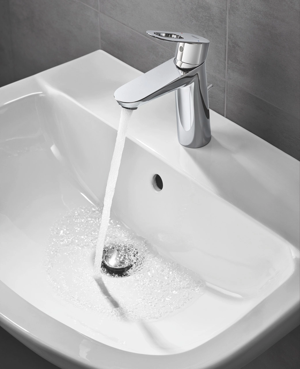 Baterie lavoar Grohe Bauloop OHM M 23762000/23762001