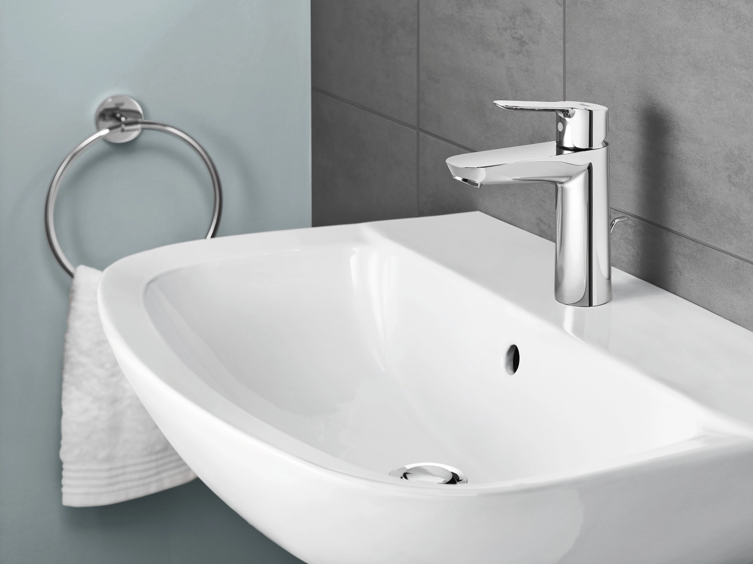 Baterie lavoar Grohe Bauloop OHM M 23762000/23762001