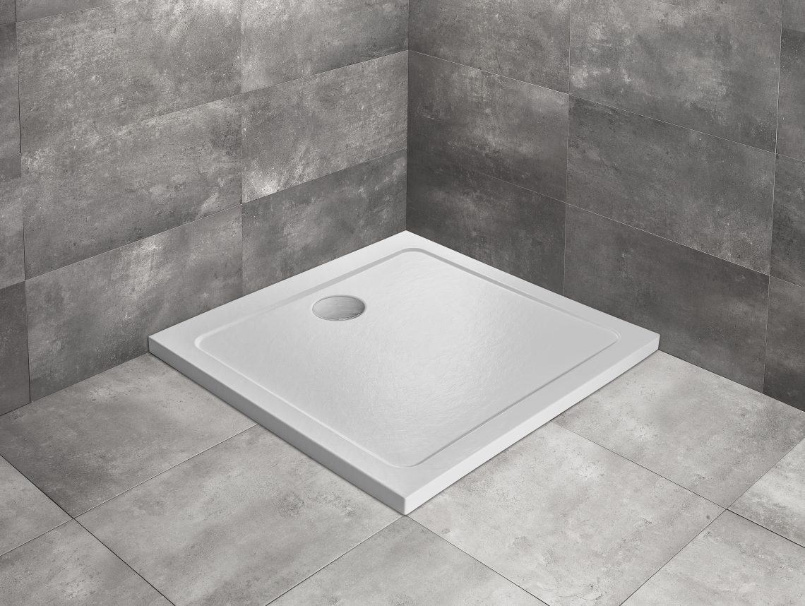 Cadita dus Radaway Doros C 100x100x4.5 Piatra alba (SDRC1010-01-04S)