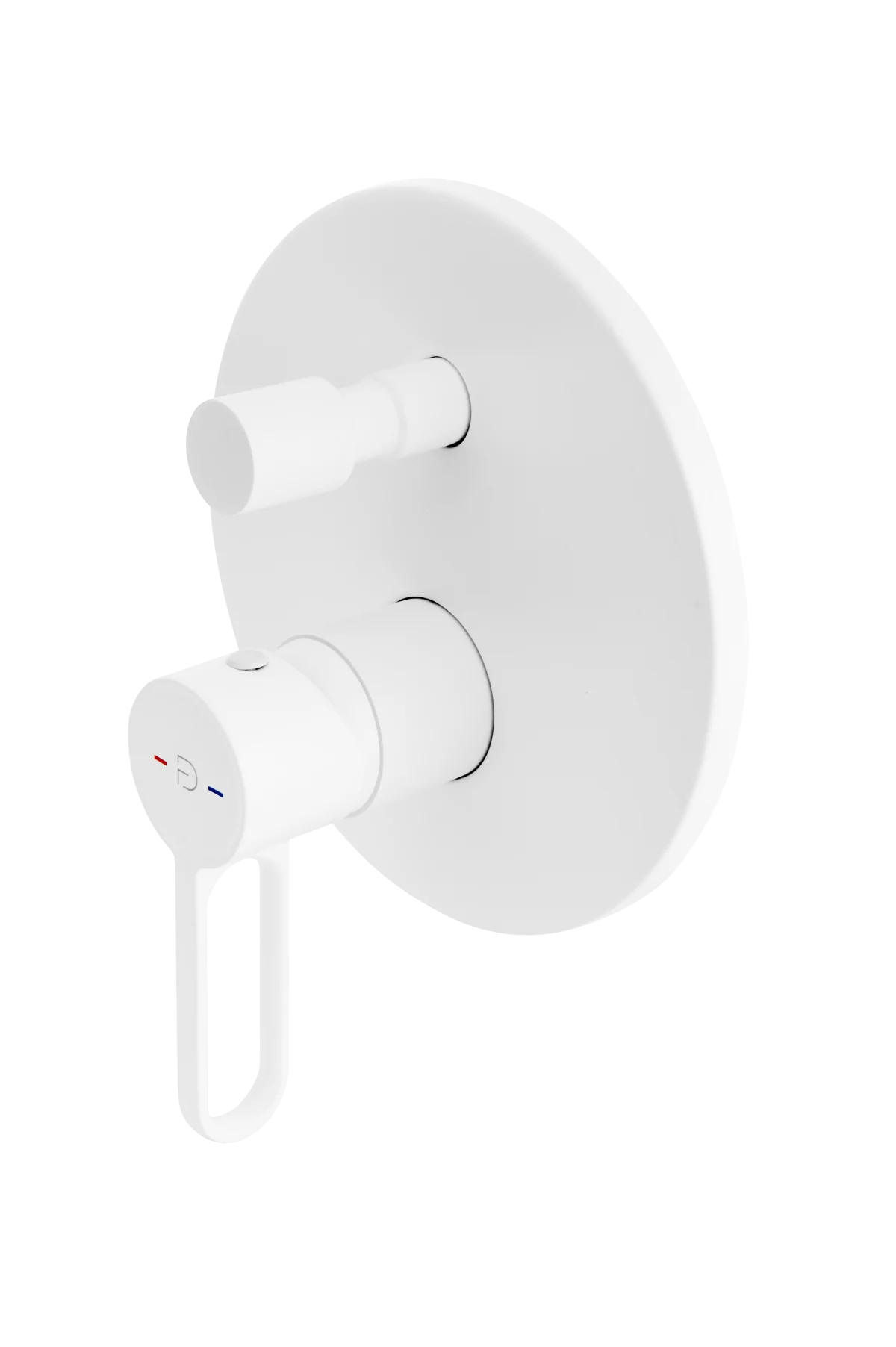 Встраиваемый смеситель для душа 2 режима FDesign Zaffiro White FD1-ZFR-7P-33