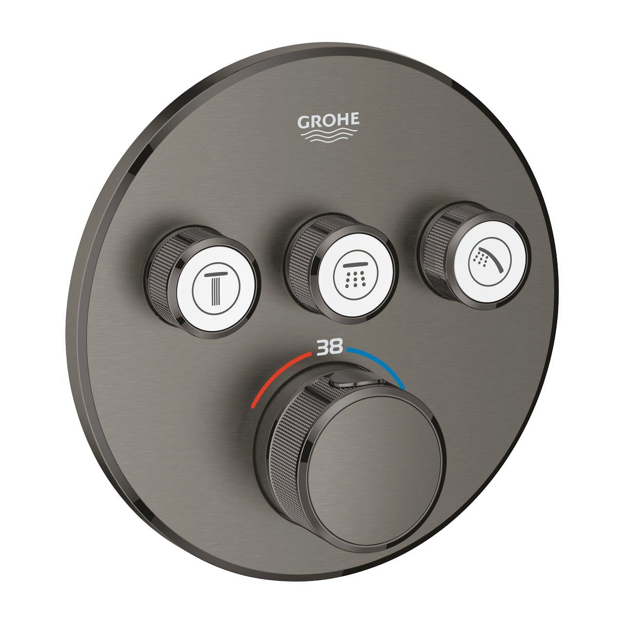 Встраиваемый термостатический смеситель для душа 3 режима Grohe GRT Smartcontrol Round BHG