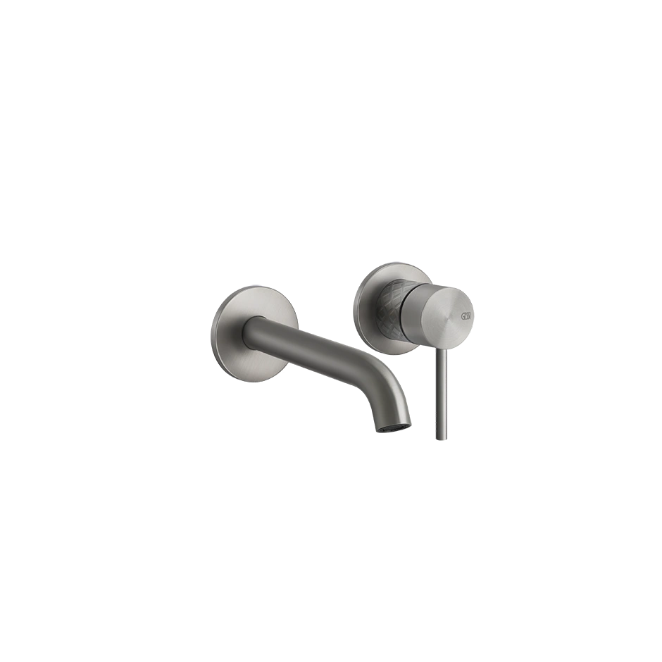 Смеситель встраиваемый для раковины Gessi Gessi316 Intreccio Steel Brushed