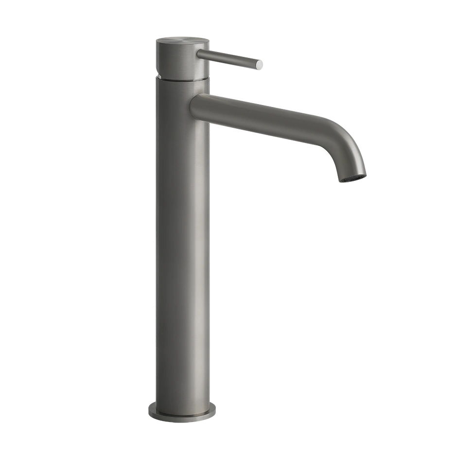 Смеситель для раковины высокий Gessi Gessi316 Flessa Steel Brushed