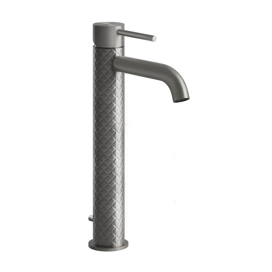 Смеситель для раковины высокий Gessi Gessi316 Intreccio Steel Brushed