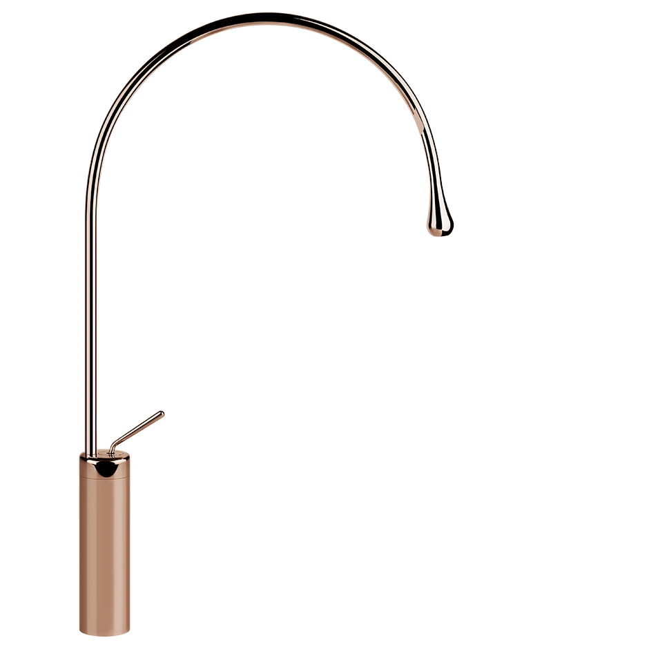 Смеситель для раковины высокий Gessi Goccia Copper
