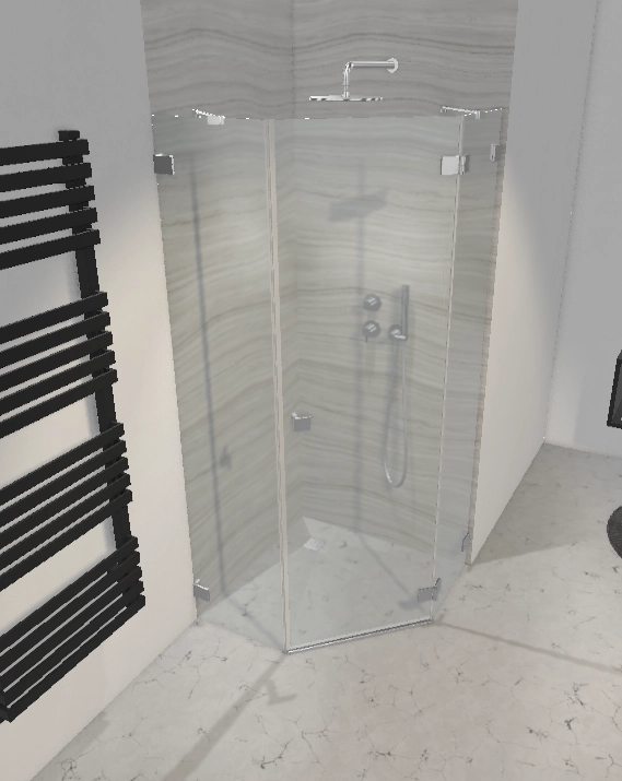 Душевая кабина Radaway Essenza Pro PTJ 90x90 h=200 Правая — 2