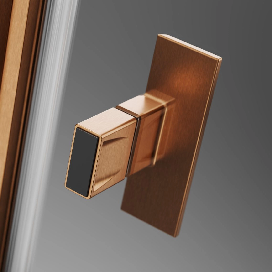 Душевая кабина Radaway Nes Brushed Copper KDJ I 100x100 h=200 — 4