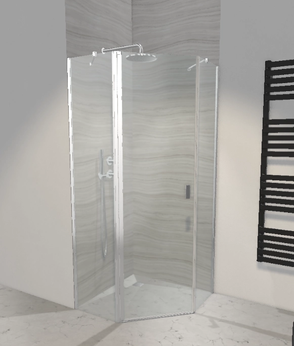 Cabina dus Radaway Nes PTJ 100x100 h=200 Stânga