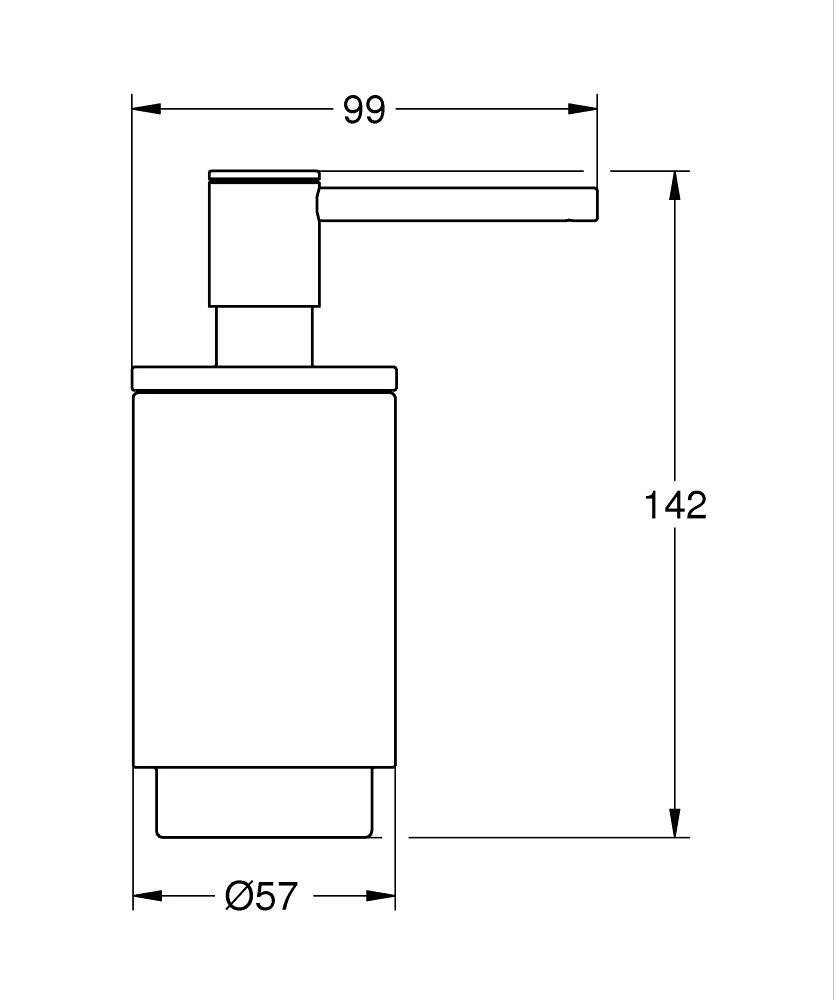 Дозатор для жидкого мыла Grohe Selection Brushed Cool Sunrise 41028GN0 — 2