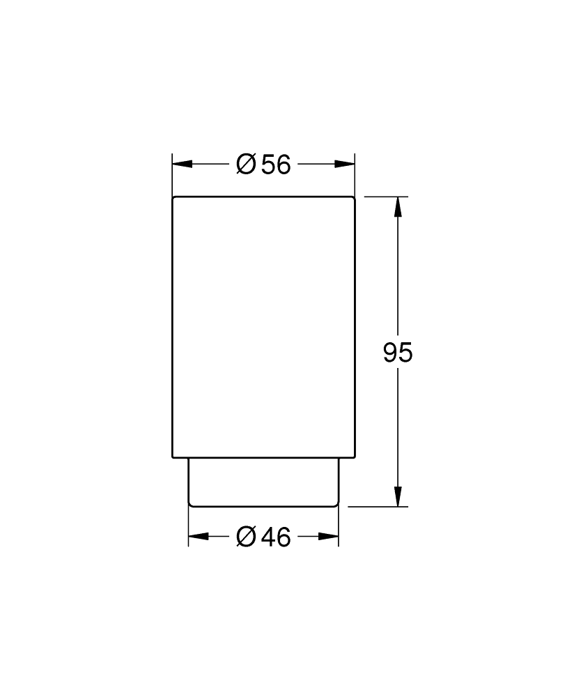 Pahar pentru perii de dinți Grohe Selection 41029000 — 2