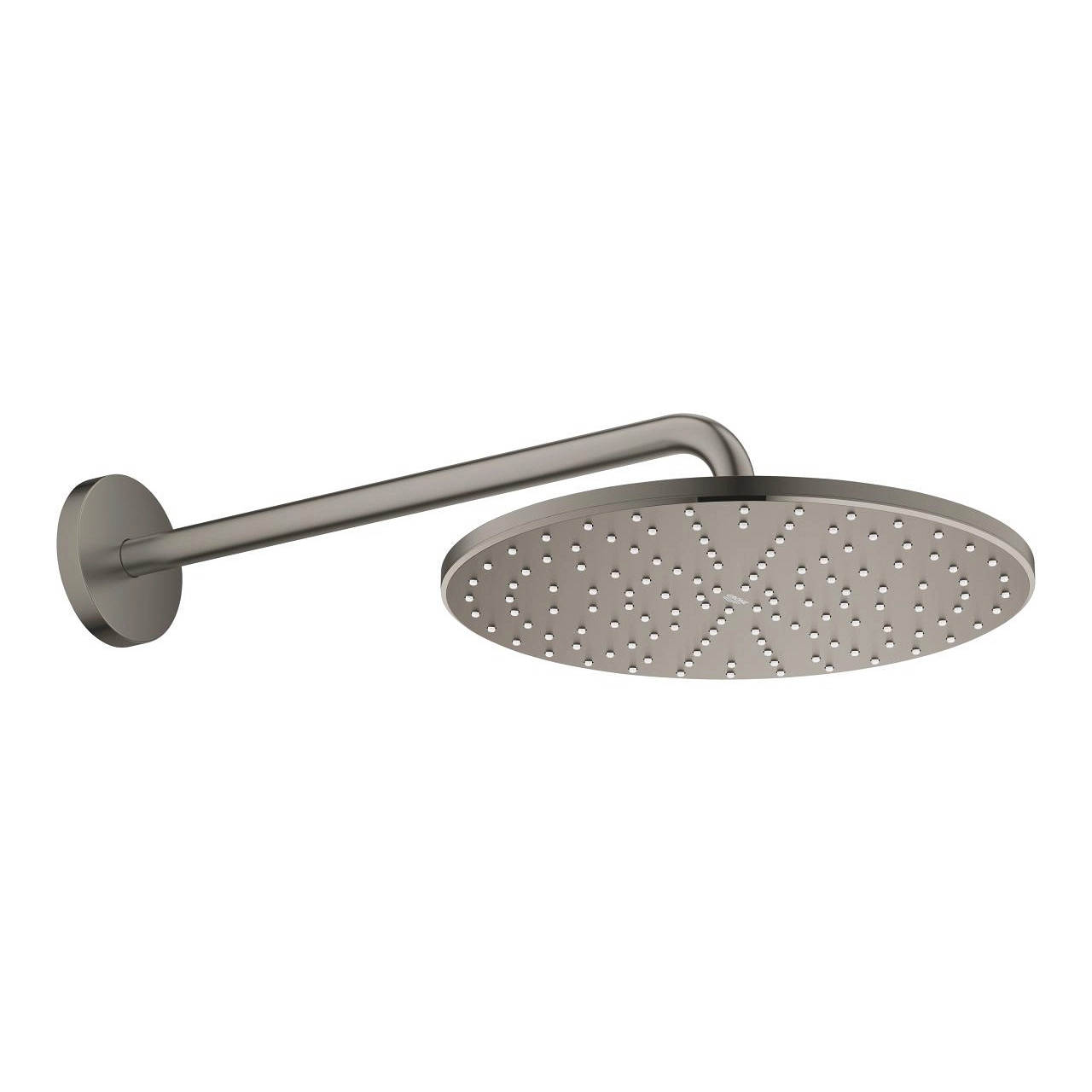 Pălărie duș cu braț Grohe Rainshower 310 Mono Round Brushed Hard Graphite 26558AL0