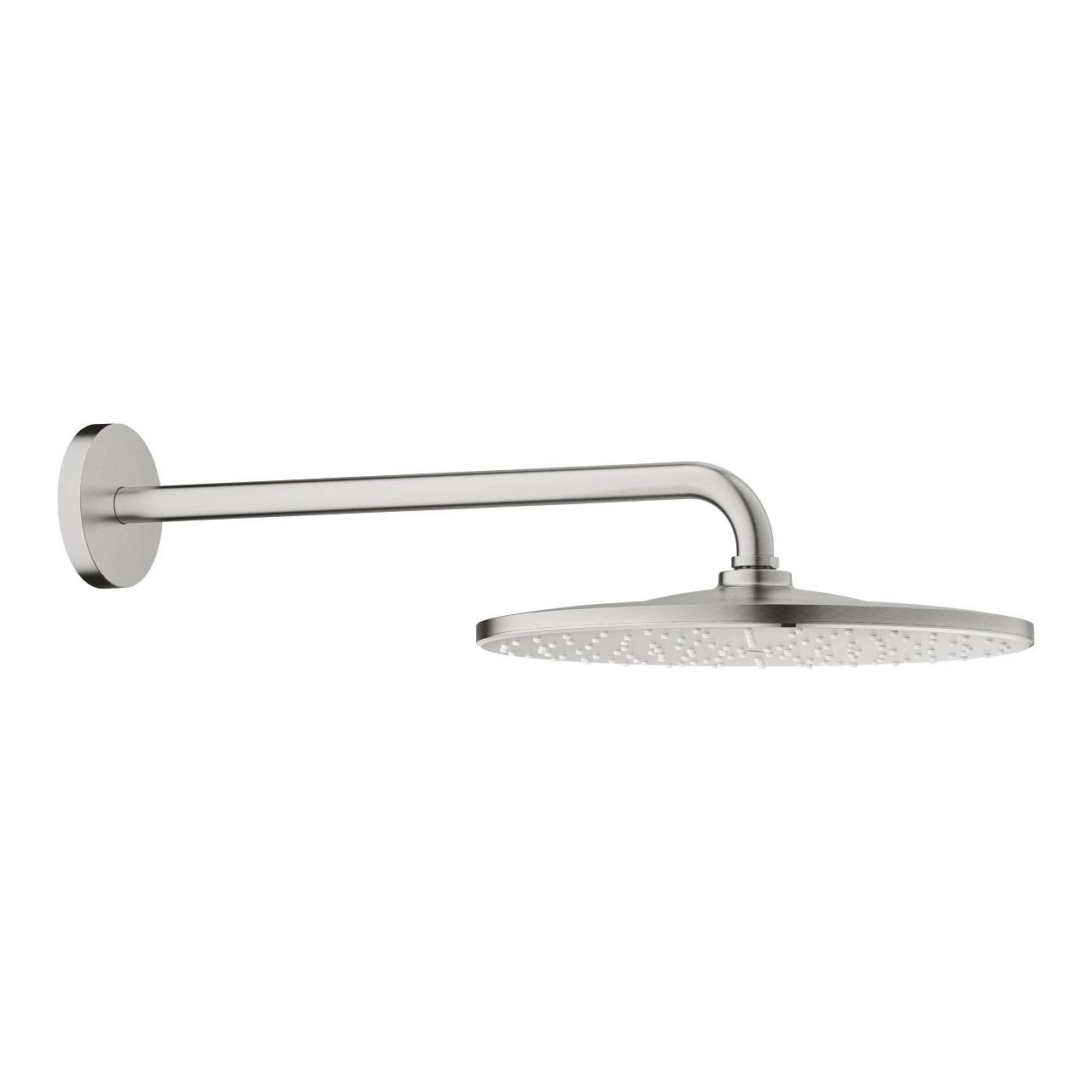 Pălărie duș cu braț Grohe Rainshower 310 Mono Round Supersteel 26558DC0