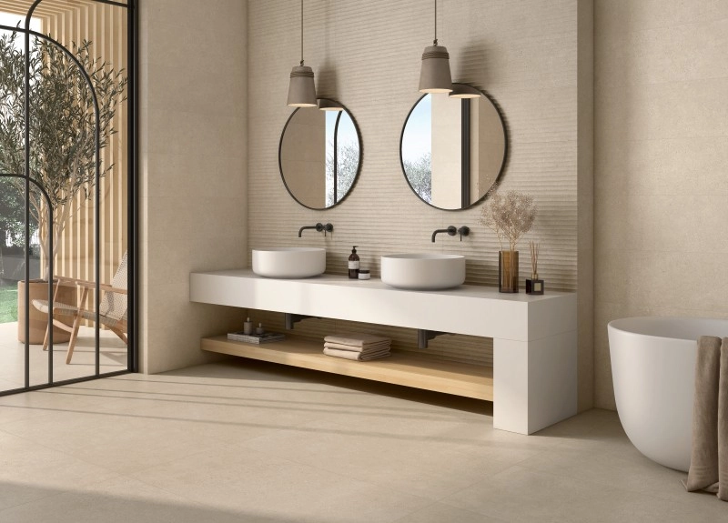 UPTOWN LINEAS SAND MAT 60x120 — 2