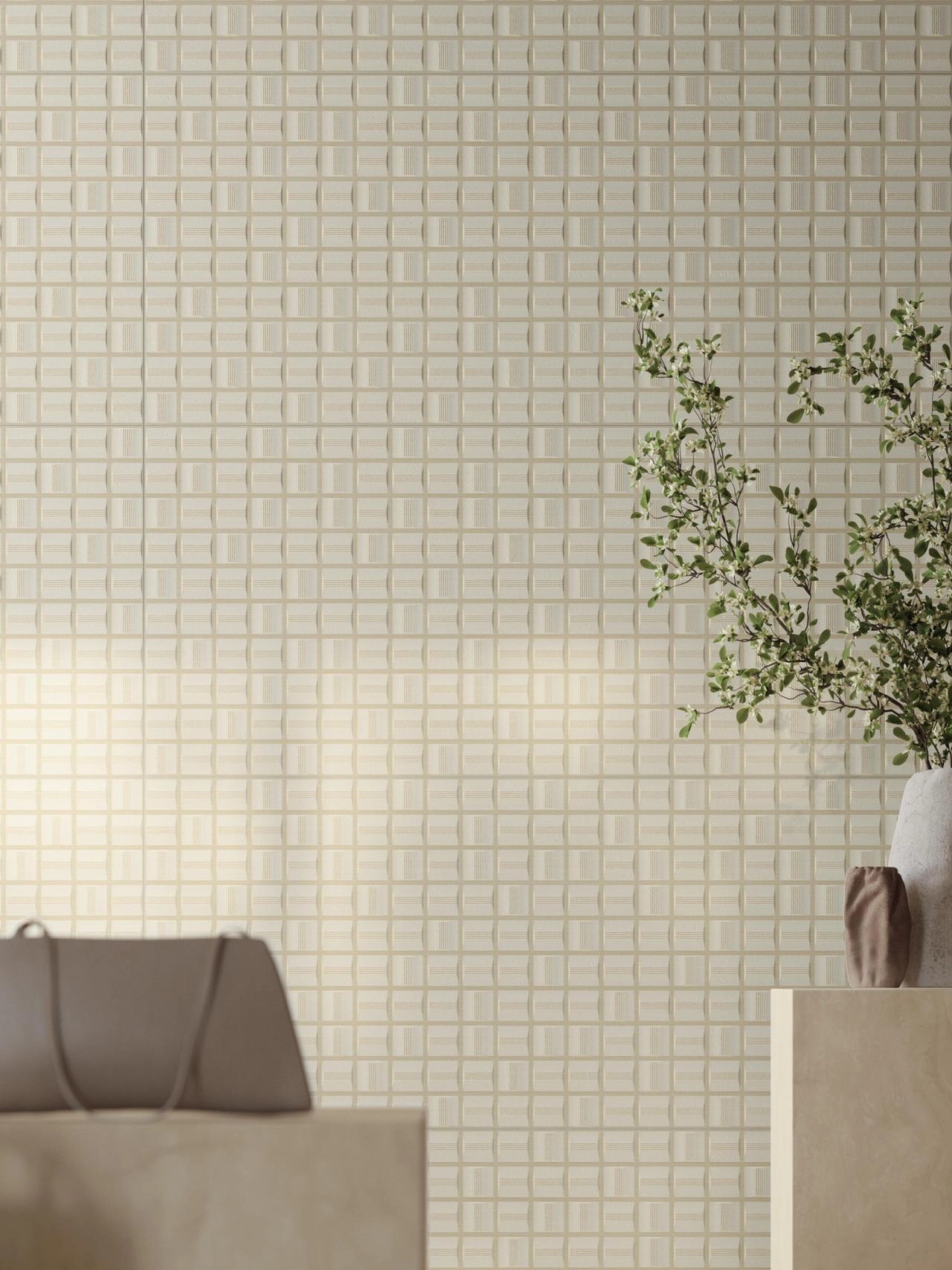Vest 3D Qube White 50x120 — 5